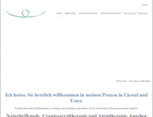 Tablet Screenshot of praxis-bruckner.ch